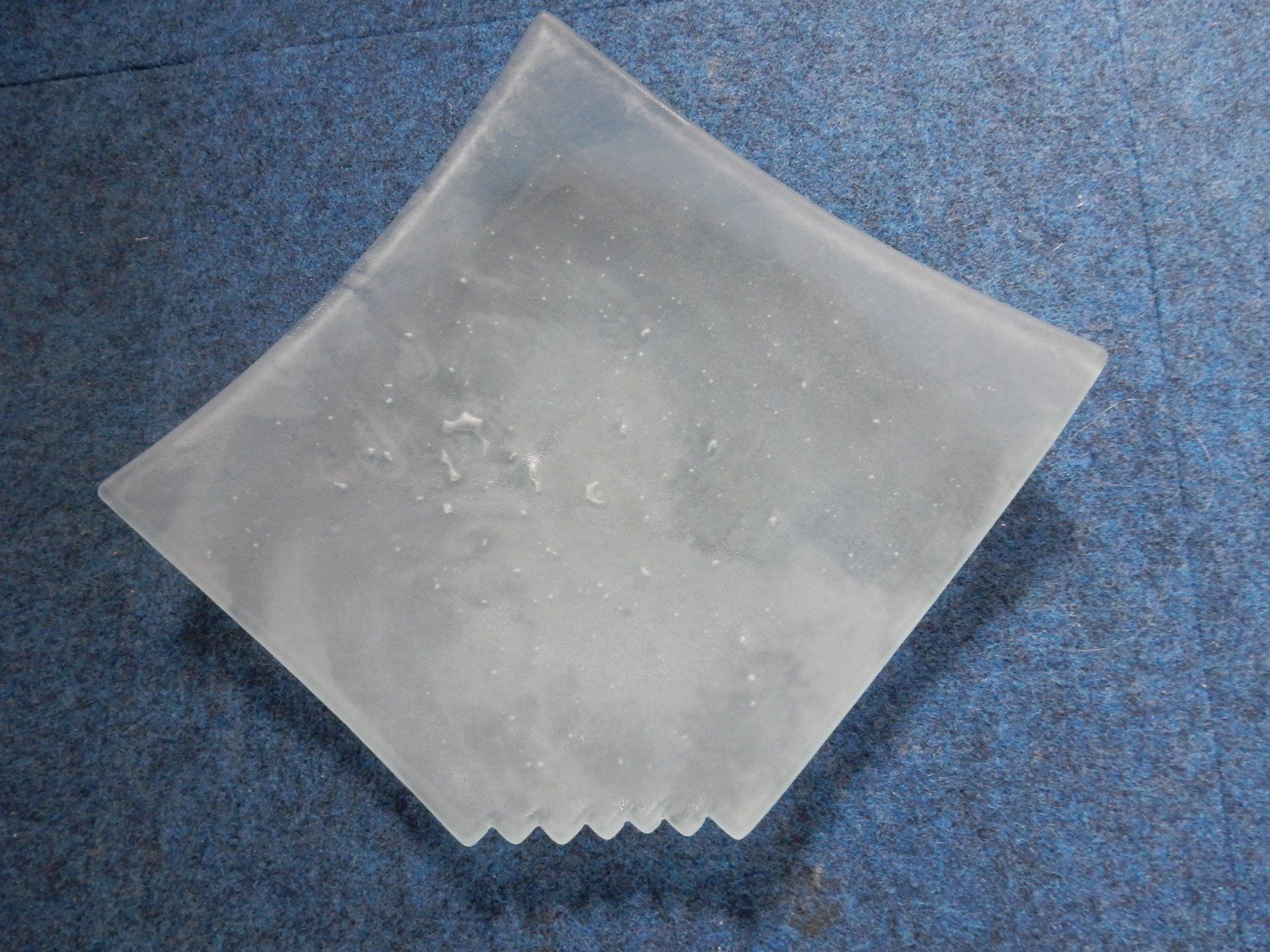 Servierplatten: spezieller Glasteller Platte B. Eberle Glas Teller – Gebraucht aus Jona von simongarden 1