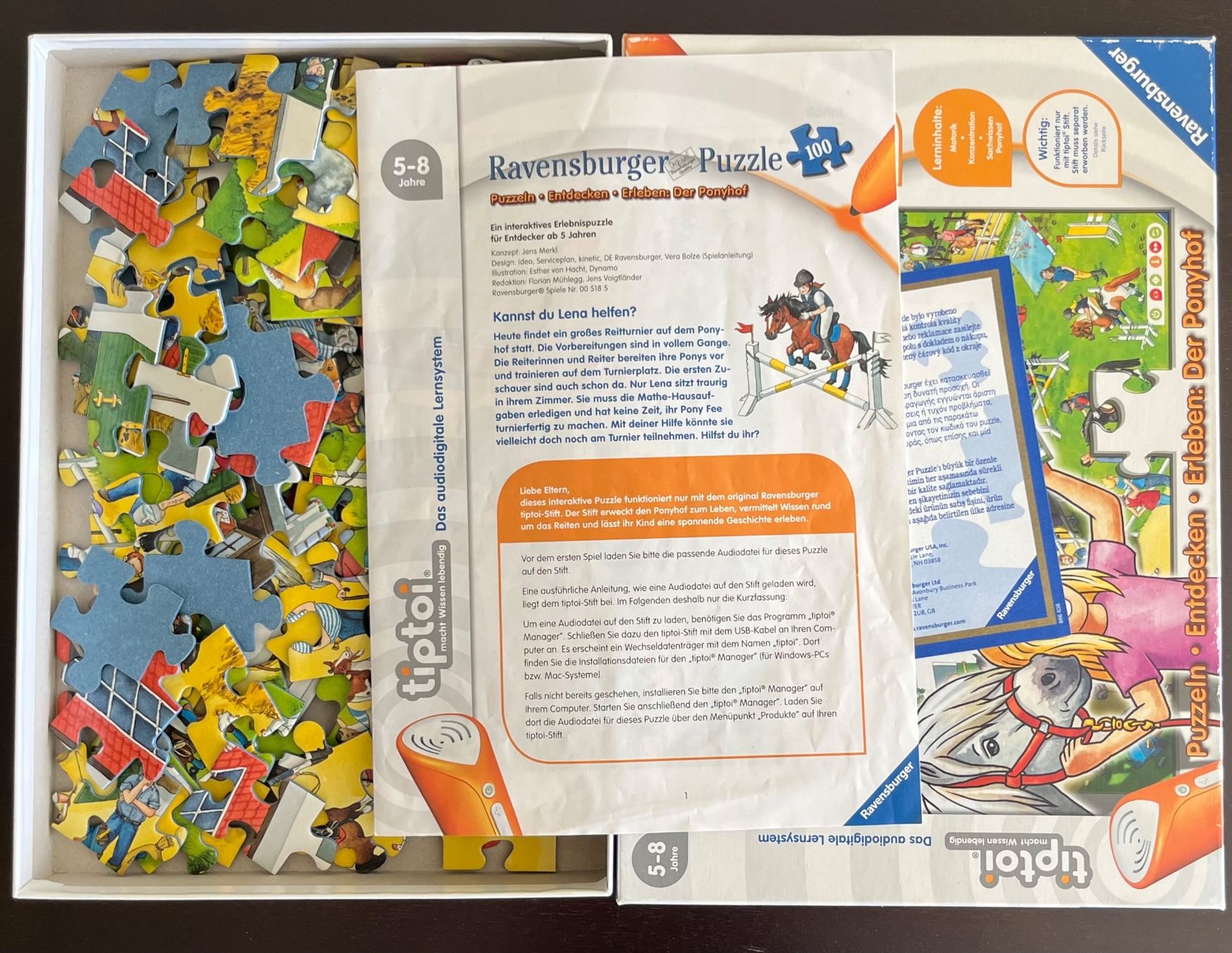 Tiptoi Puzzle: TipToi Ravensburger Puzzle - Der Ponyhof – Usato da Merlischachen venduto da alpeva 1