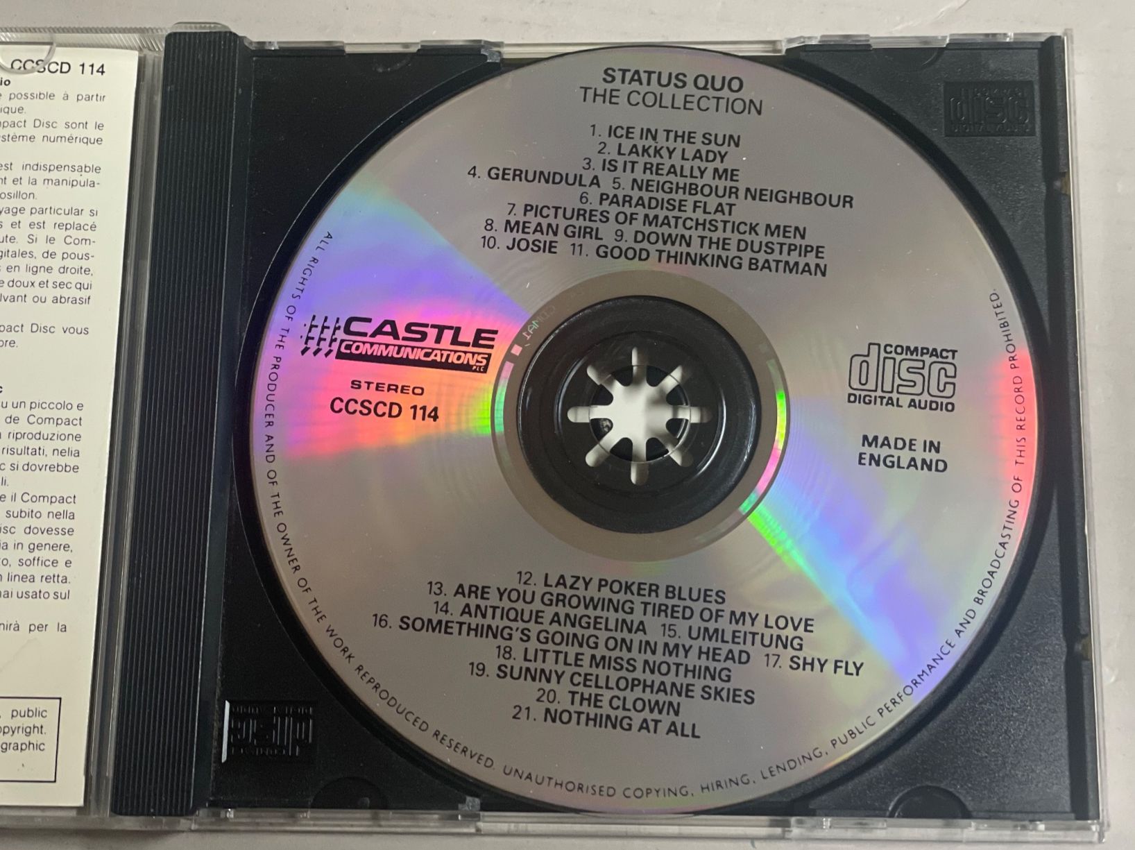CDs: Status Quo – Gebraucht aus Muri b. Bern von AdidasCollector 2