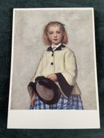Postkarte Albert Anker,  Töchterchen Luise