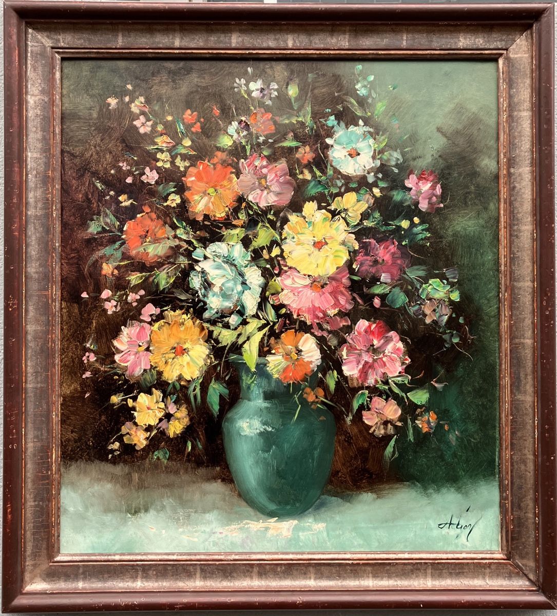 Dipinti: Sehr  schönes Blumen Gemälde 80x70cm – Usato da Zürich venduto da otomado 7