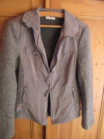 exclusive hellgraue übergangsjacke von Bonita Grösse 36 für