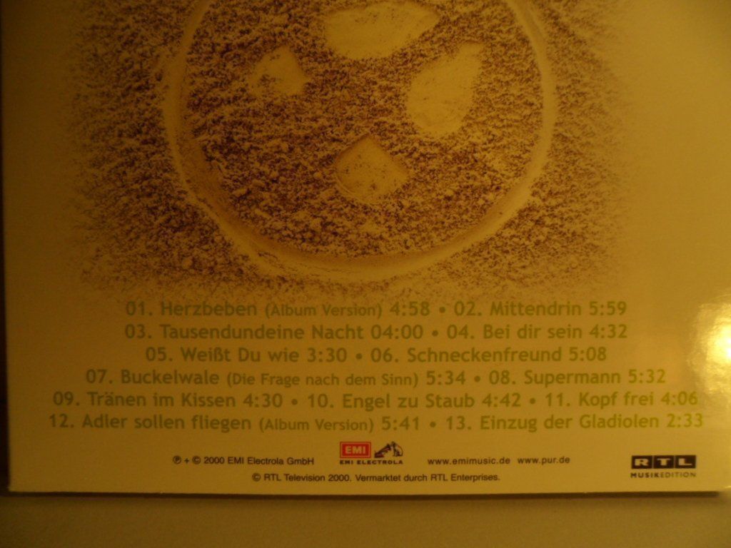 CD: PUR   Mittendrin – Usato da Langnau i. E. venduto da mar_hw58 3