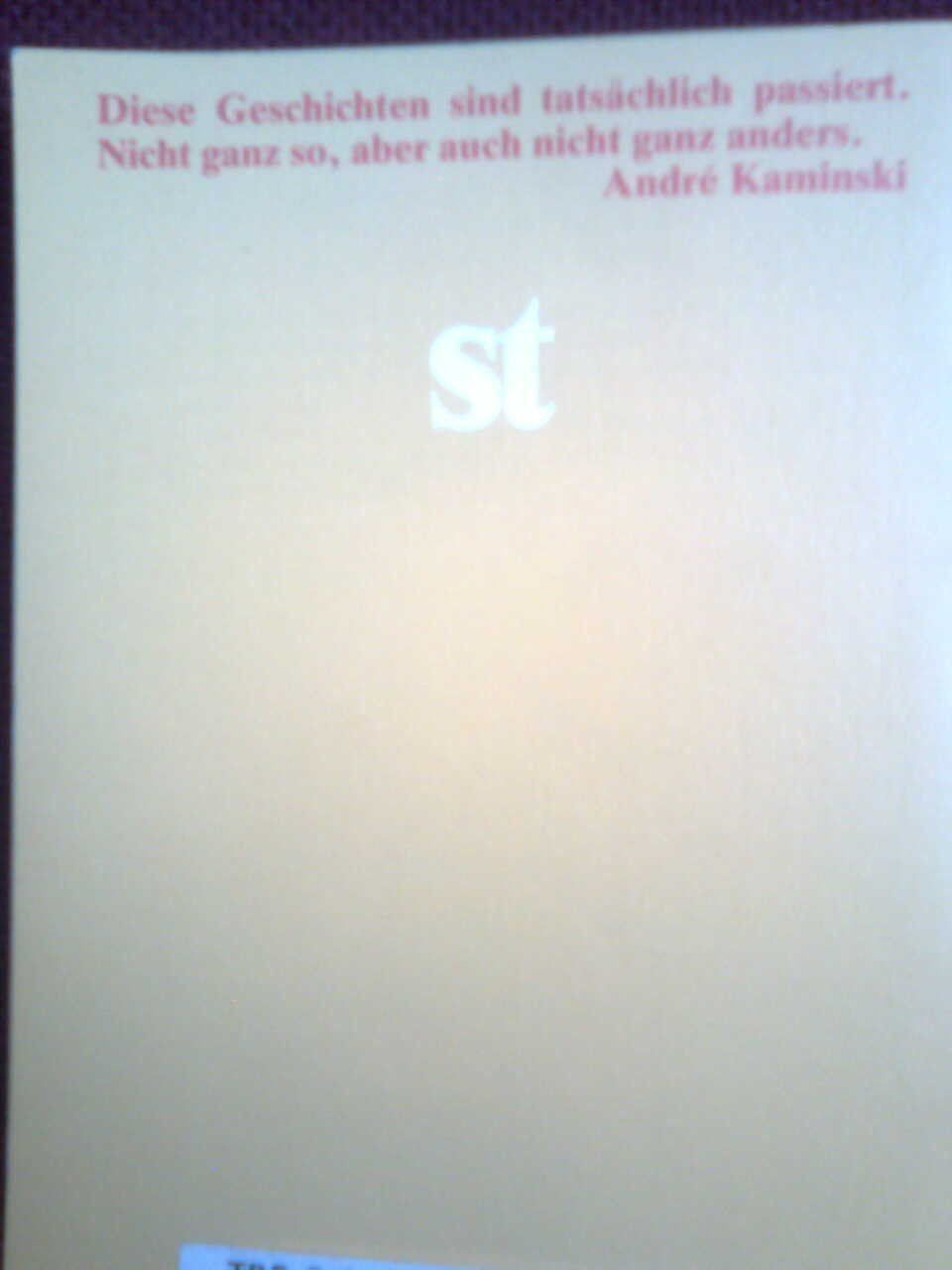 Livres: Andre Kaminski Flimmergeschichten – D'occasion à Basel par Alacant 2