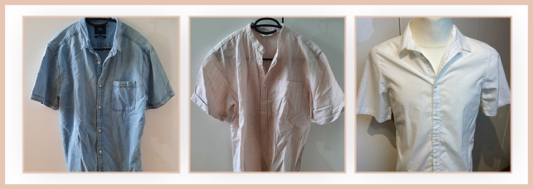 H&M Camicie, T-shirt & Polo: ***H&M, C&A*** 3 Stk. Hemden Gr. 170/M – Usato da Wädenswil venduto da H2H_Secondhandshop