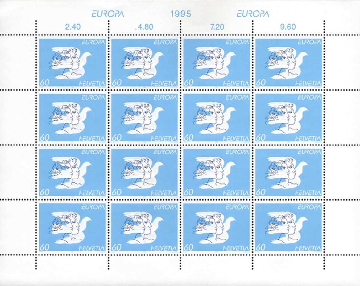 Tutti i francobolli: Bogen Erni - Europa Friedenstaube** – Nuovo (secondo la descrizione) da Dottikon venduto da haeusibuh5