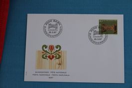 PTT, FDC, Pro Patria, 26.5.1987