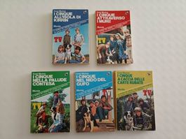 La banda dei cinque - lotto di 5 libri vintage