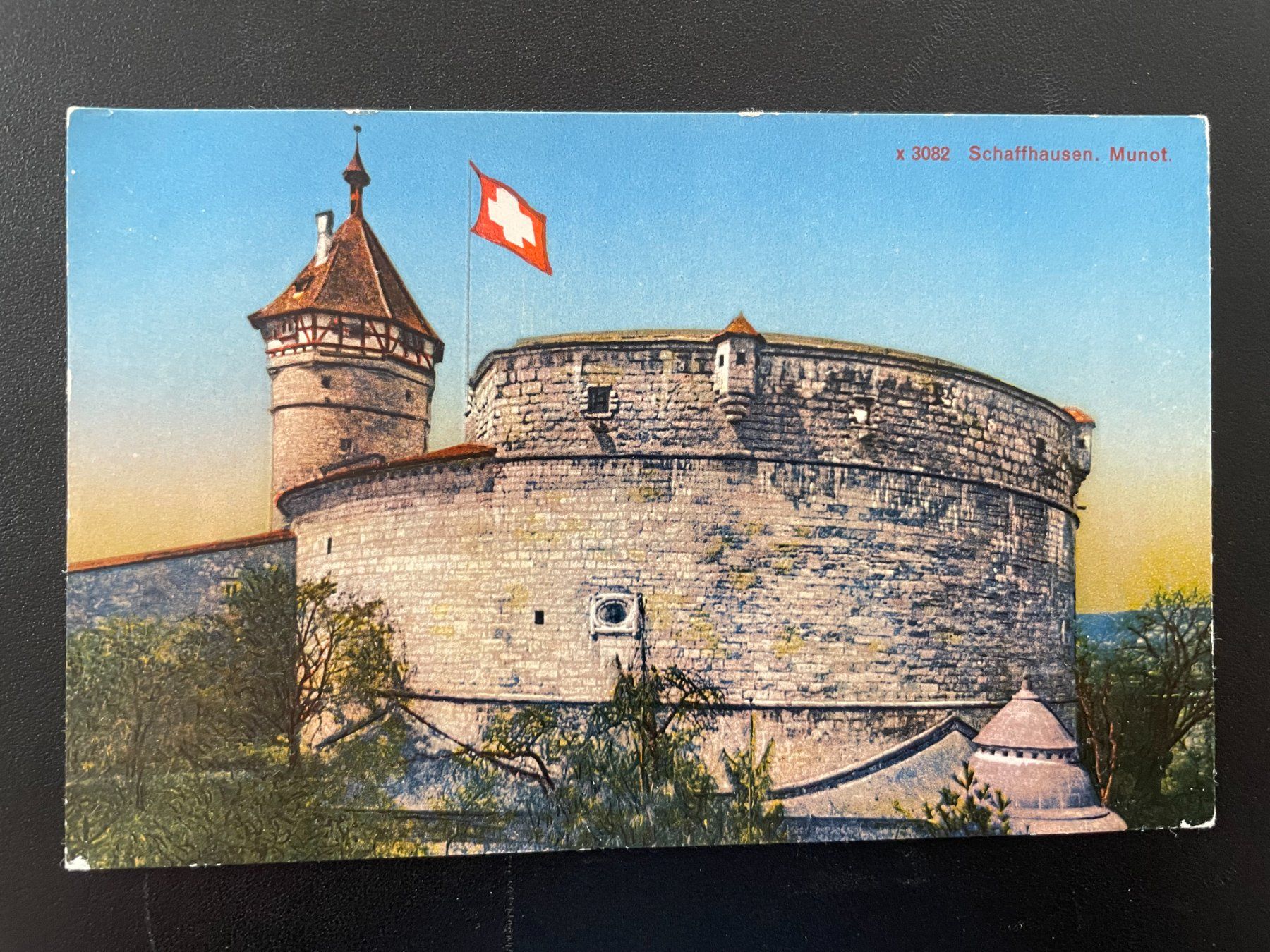 Cartoline postali: AK SH Schaffhausen, Munot – Usato da Thal venduto da Danny82