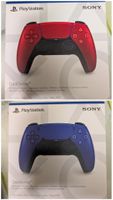 2 Sony DualSense PS5 Controller Rot und Blau