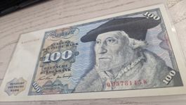 100 Deutsche Mark Banknote 1970 Sammlerstueck 