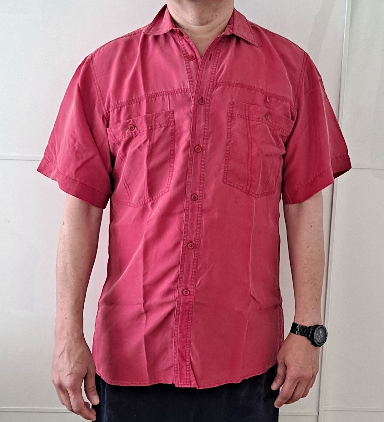Camicie: Coldor Hemd 100% Seide Gr. S – Usato da Liestal venduto da Mas-Y-Mas