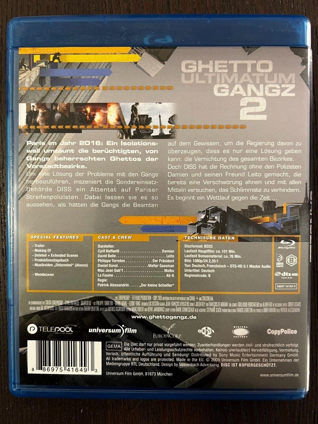 Tutti i DVDs: Ghetto Gangz 2 – Usato da Zürich venduto da Blu-ray_ZH 1