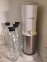 SodaStream Wassersprudler mit 4 Glasflaschen gebraucht
