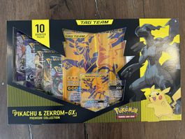POKEMON Pikachu & Zekrom-GX Premium Collection EN OVP