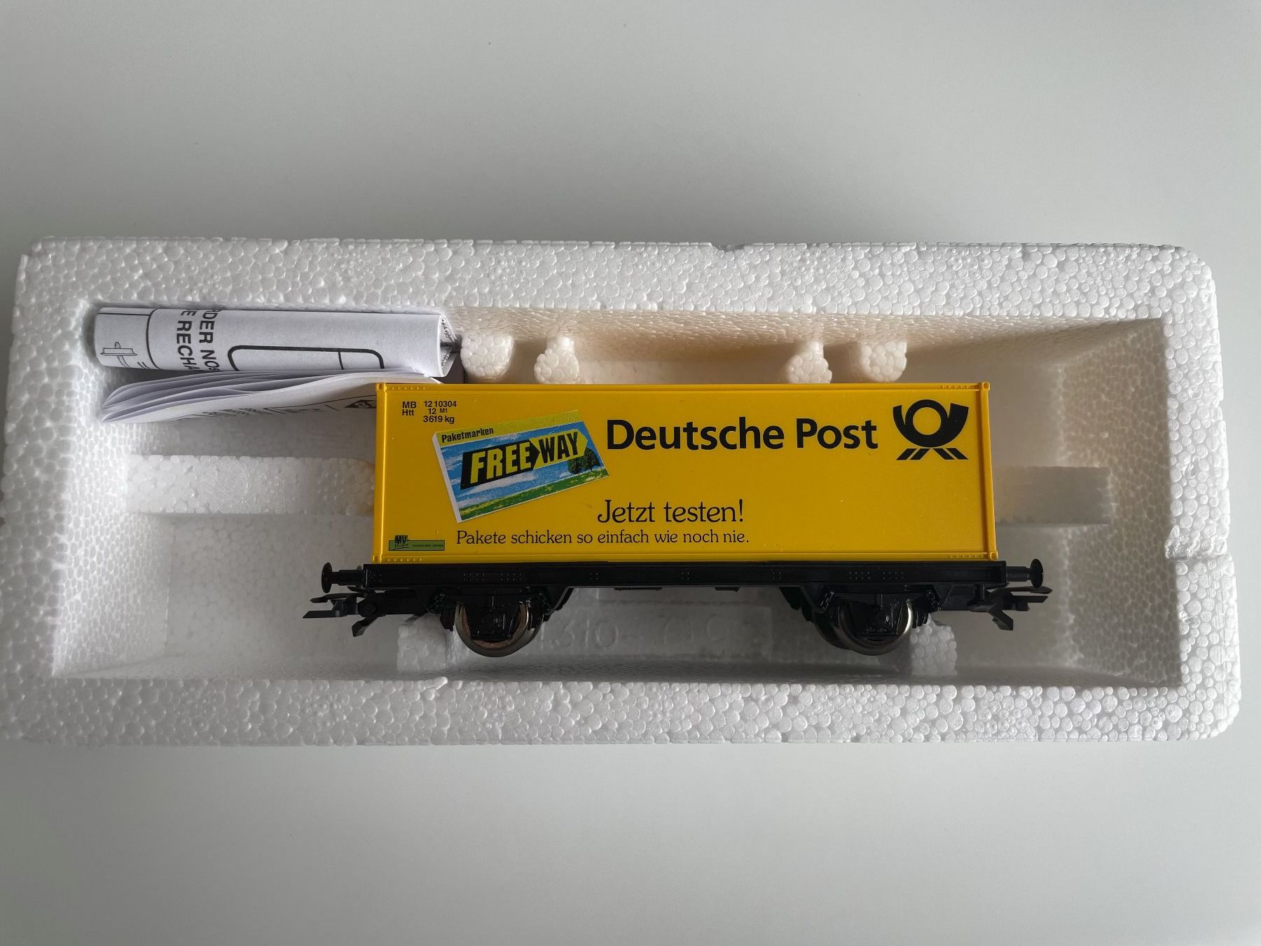 Roco: DB Güterwagen Deutsche Post, Nr. 47251 (Neu und originalverpackt ...