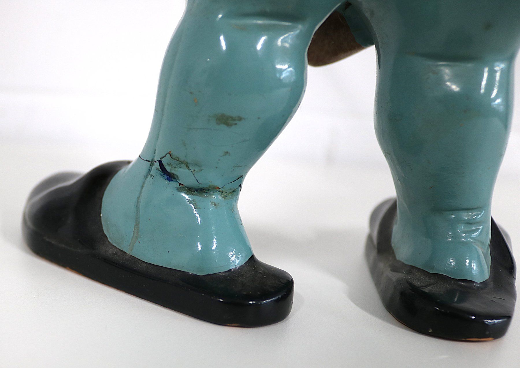 Figurines: Gartenzwerg mit Rechen, W. Germany – D'occasion à Volketswil par brockipfannenstil 6