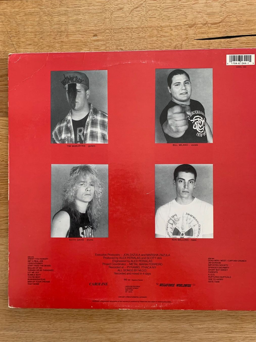 Dischi in vinile: M.O.D. - U.S.A. for M.O.D. – Usato da Balzers venduto da Amontelm 1