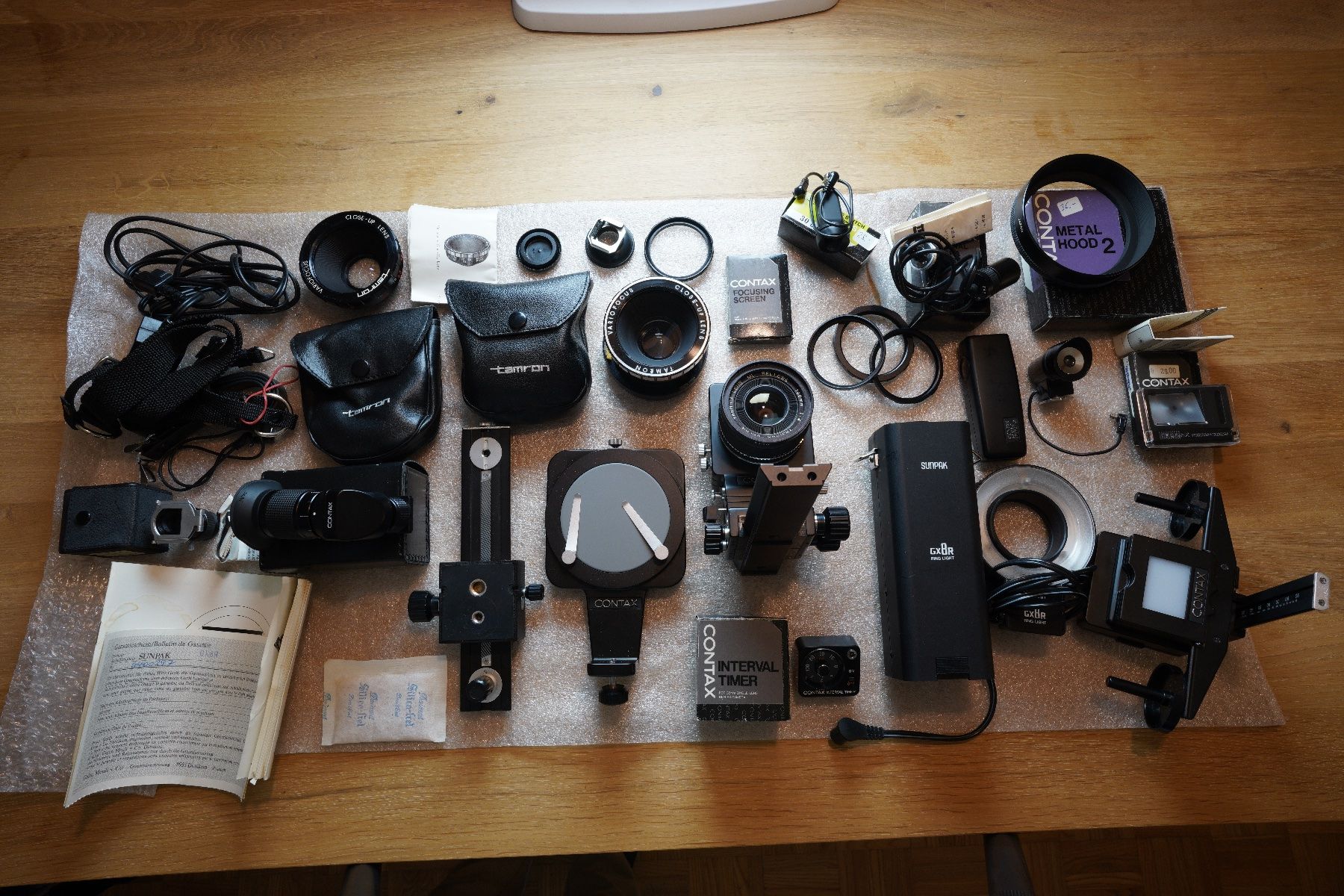 Contax Fotocamera: Contax Auto Extension Bellows+Slide copier+Focusing Rail... – Usato da Dagmersellen venduto da sim_zqh8