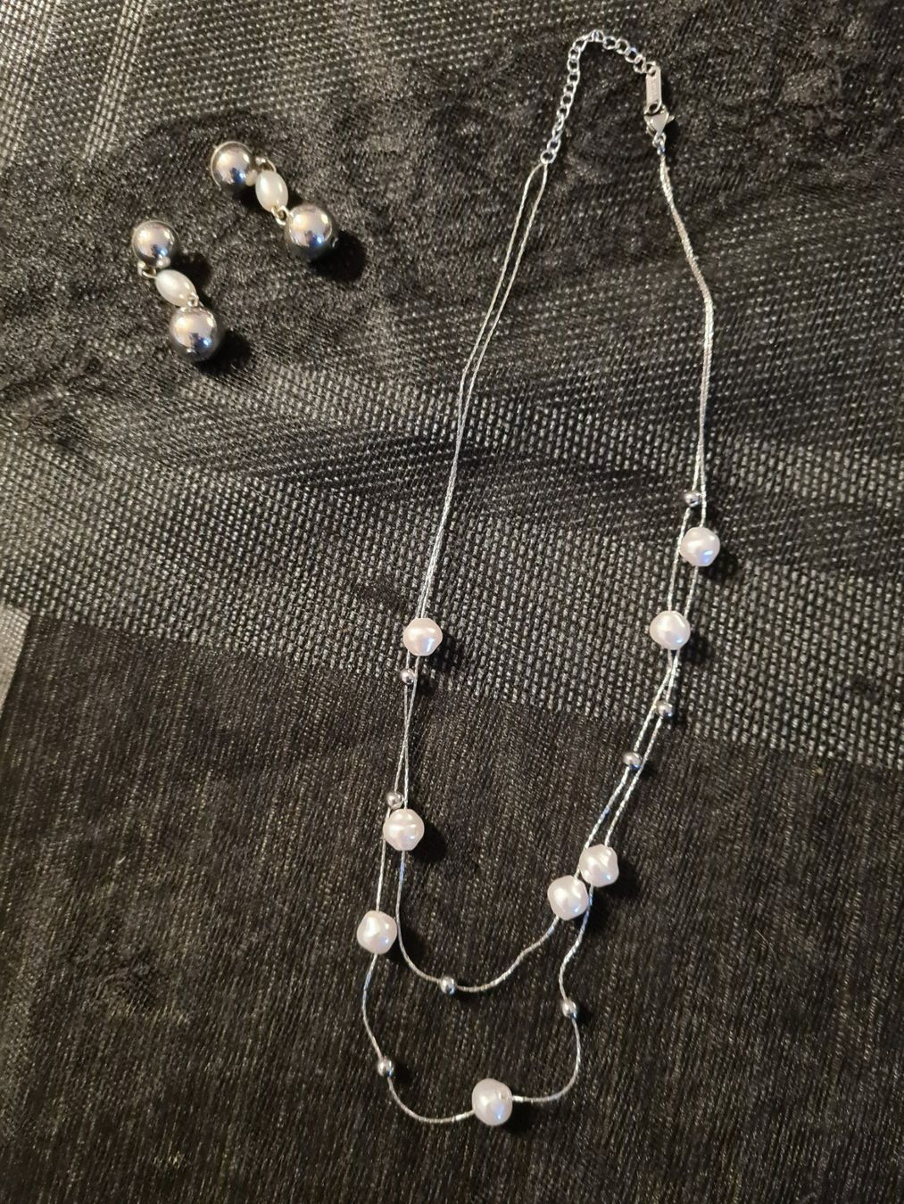 Altri gioielli: LOT SET COLLIER & OHRRINGE MIT PERLEN, AISI INOX – Nuovo (secondo la descrizione) da Münchenbuchsee venduto da babilibern 2