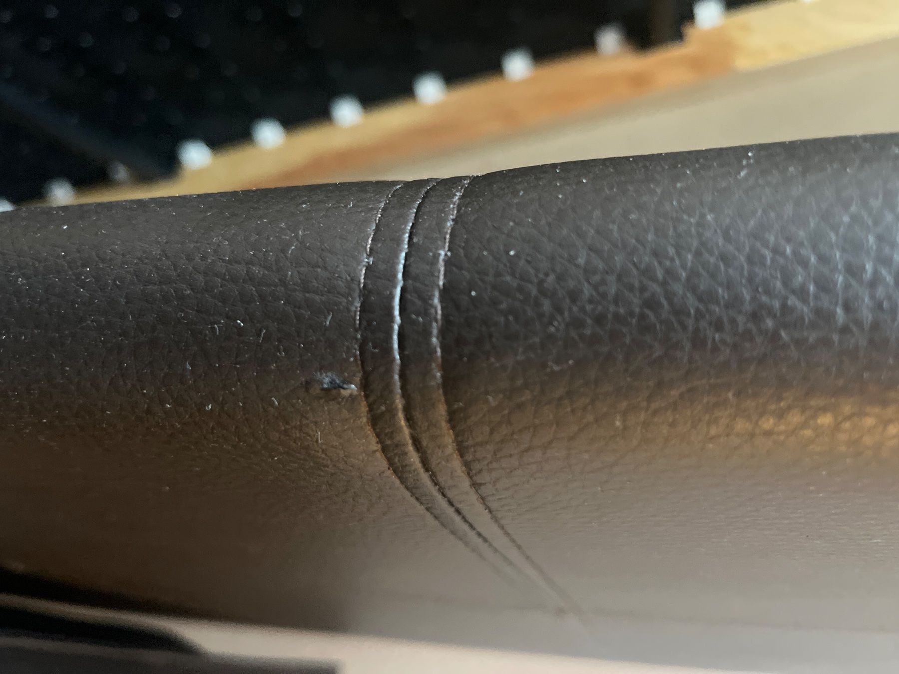 Ikea Divani: Ikea Kivik 3er Ledersofa dunkelbraun – Usato da Bussnang venduto da __Geronimo__ 9