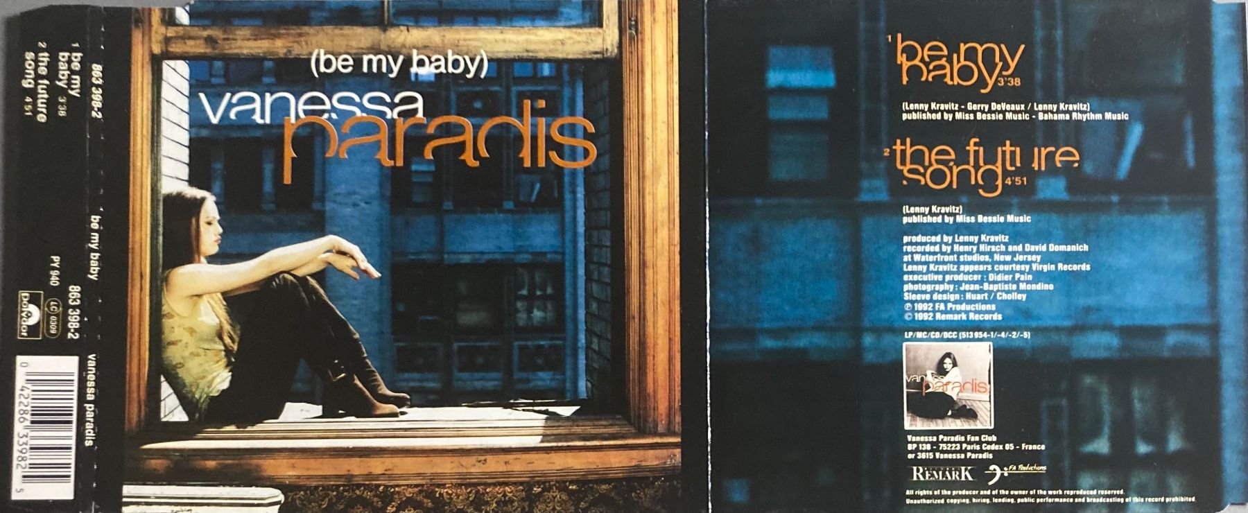 CD: VANESSA PARADIS - BE MY BABY – Usato da Poliez-Pittet venduto da Newtown-Records
