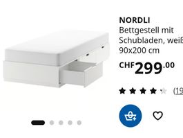 Bett mit Schubladen