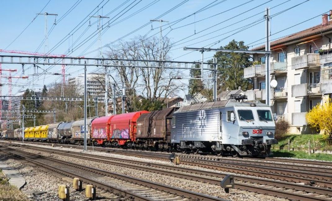 Roco Modellini di ferrovie: Roco/Staiber Re 446 017-6 SOB "Fernweh" DC Digital – Usato da Nods venduto da Dr-HAG 3