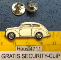 FORD "BUCKEL-TAUNUS" AUTO PIN ENAMEL MIT SECURITY-CLIP OLDI