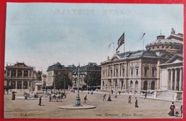 Genève ; Place Neuve // belebt // ungelaufen