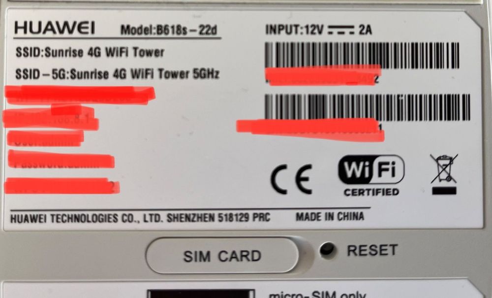 LTE Router 4G+ Huawei B618-22d, ohne Simlock, inkl OVP (Gebraucht) in ...