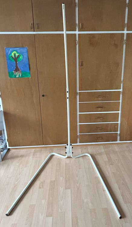 FLE Toilettenpapierhalter Ständer Freistehend – Mit Ablage Für Handy & Co., Schwarz, Hält 4 Rollen (60 Cm Hoch)