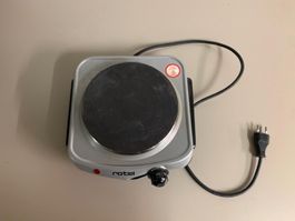 Einzelkochplatte Rotel 1500W silber gebrauchter Zustand