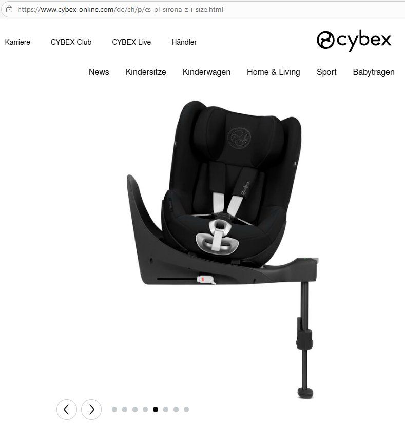 Cybex Seggiolini per auto: Autositz CYBEX PLATINUM - CLOUD Z i-Size – Usato da Jegenstorf venduto da gas_p8hc 4