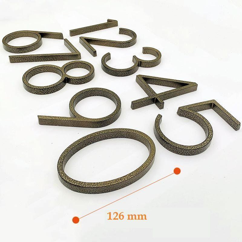 Insegne: 126mm Hausnummer 2-9 & A & B preis pro stück – Nuovo e nell'imballaggio originale da Uerkheim venduto da Kaufoption