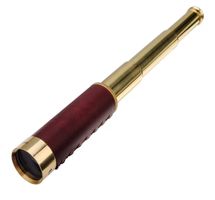 Teleskop Monokular 25x30mm Messing mit Etui - Top Zustand