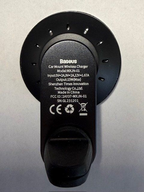 Baseus Caricabatterie: Car Mount Wireless Charger von BASEUS – Nuovo (secondo la descrizione) da Lostorf venduto da Nick1258 3