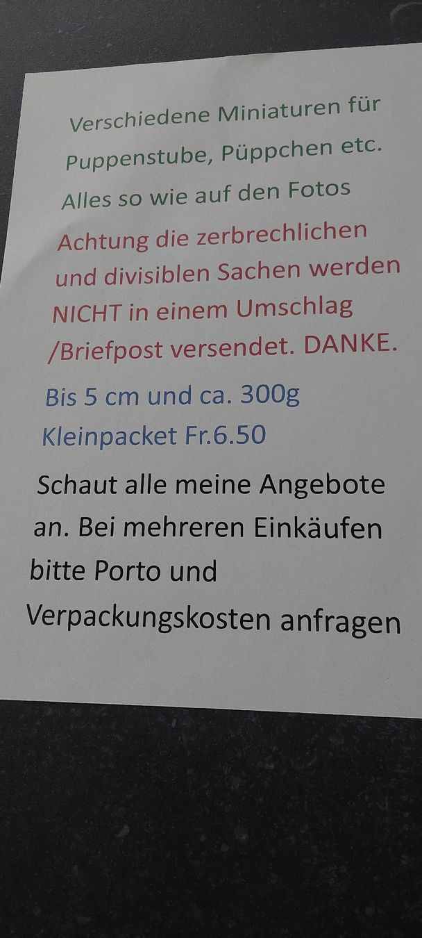 Puppen: kleine Puppenkleider  – Gebraucht aus Muri AG von nindo1 1
