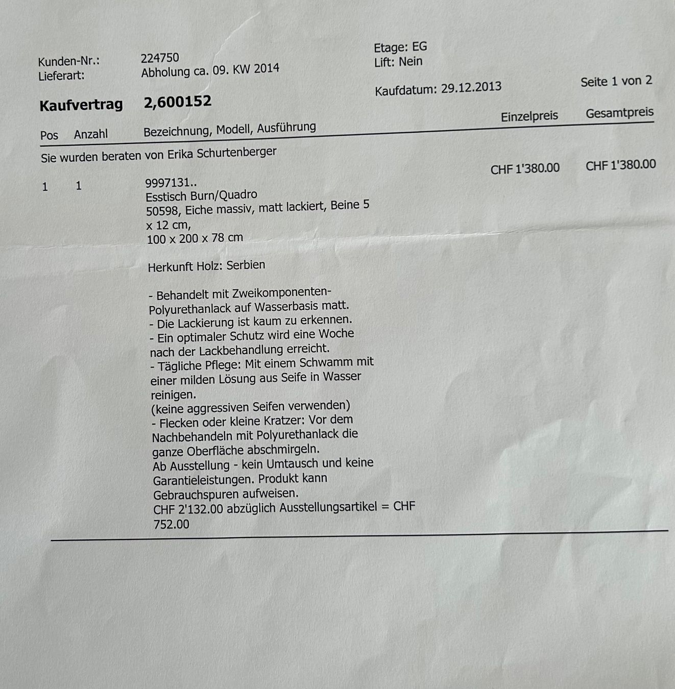 Tische: Massive Eiche Esstisch – Gebraucht aus Diegten von ste_pvd5 5
