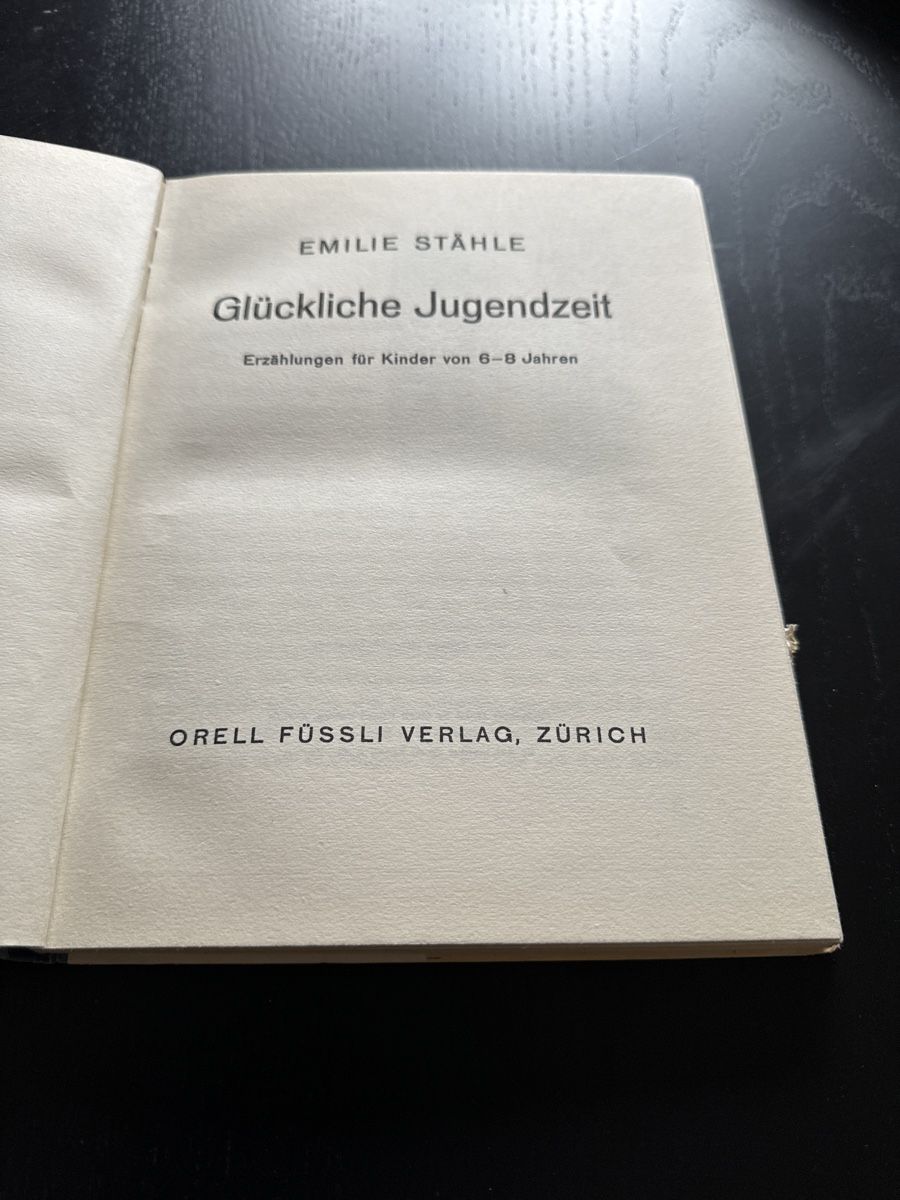Libri: Glückliche Jugendzeit – Usato da Erstfeld venduto da Uhu1980 1