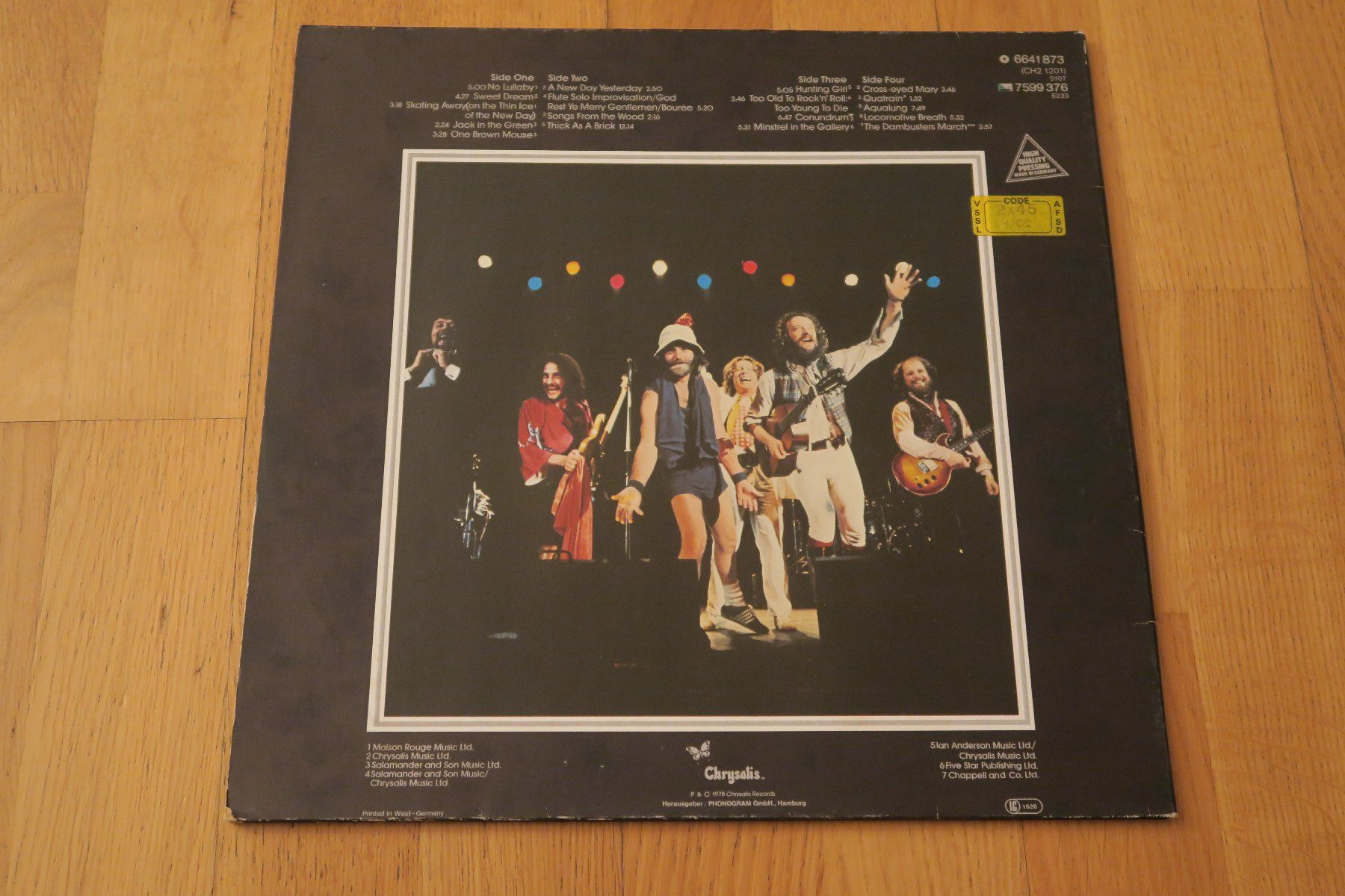 Dischi in vinile: Jethro Tull – Live (Bursting Out) – Usato da Thun venduto da Karibu70 2