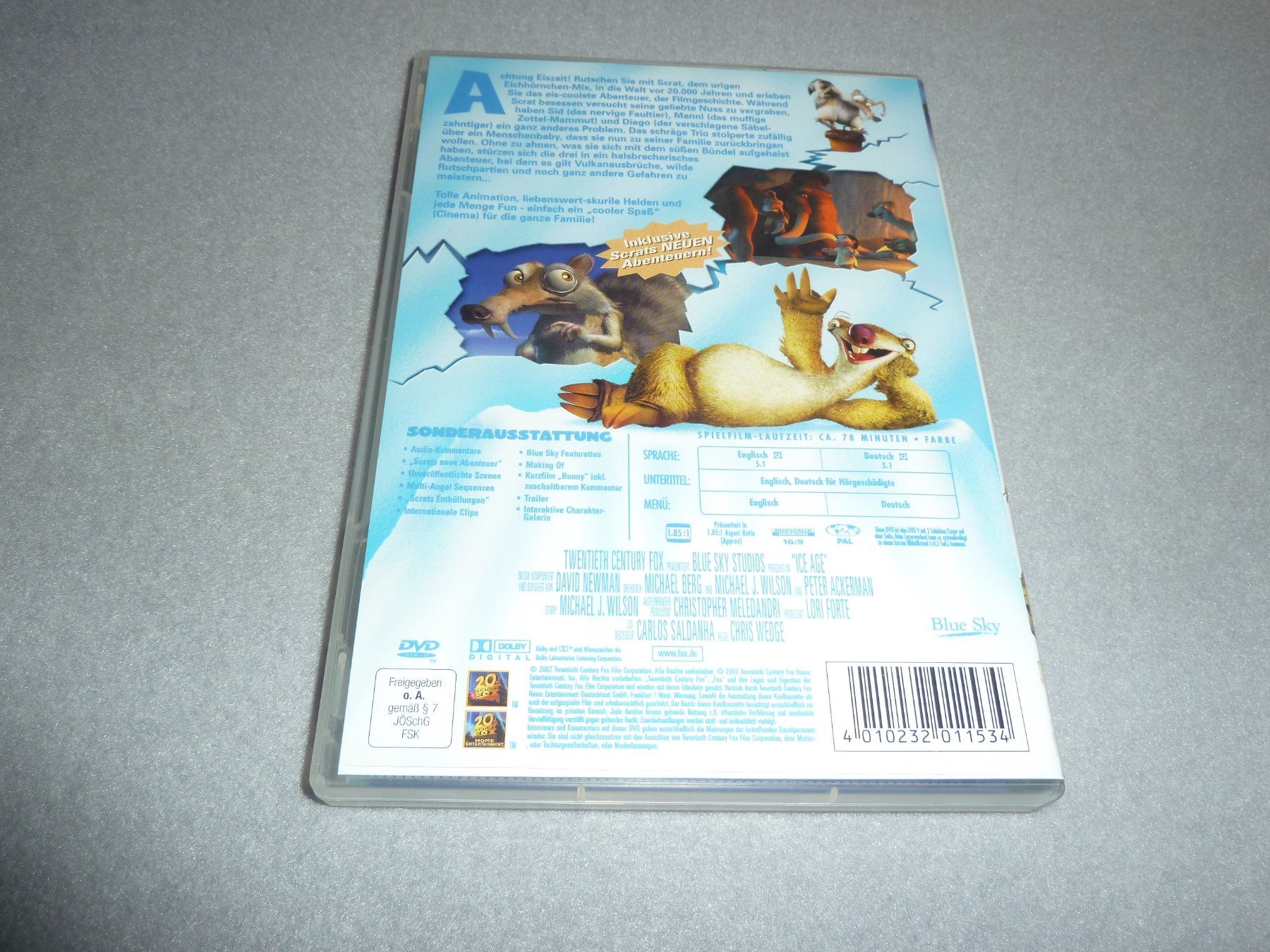 Tutti i DVDs: DVD ~ Ice Age 1 – Usato da Hofstetten SO venduto da LudoHoFl 1