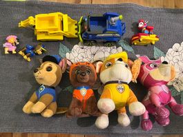 Paw Patrol toys and teddies - great condition - 9 items