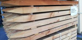 Douglasien und Lärchenpfähle 80x100 1.6 Meter lang