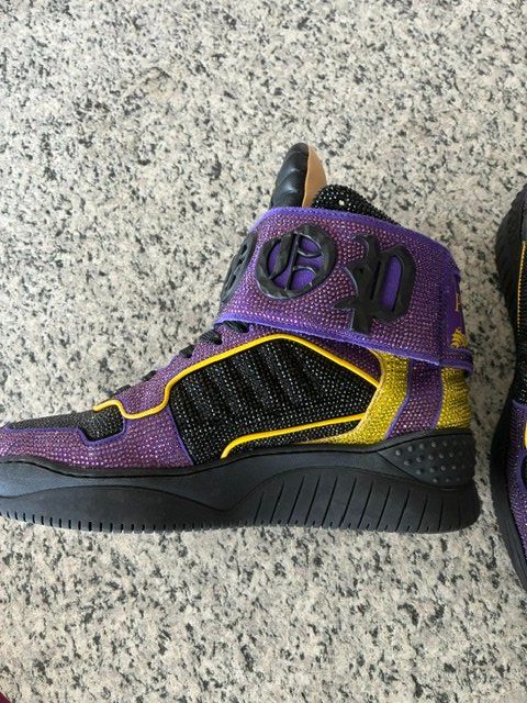 Philipp Plein Herrenschuhe: Philipp Plein Sneaker Gr. 40 Version Snoop Dogg, violett – Neu (gemäss Beschreibung) aus Valbella von Ischka01 9