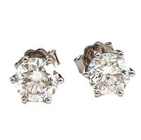 2.00ct. H/SI Diamant Solitärohrstecker, Weissgold, 21.900,-