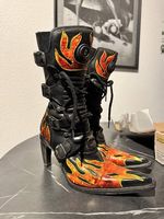New Rock Flame Boots Gr. 38