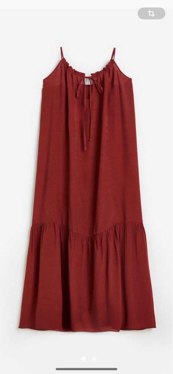 H&M Vestiti: Strandkleid rot aus Popline – Usato da Kriens venduto da aloha19 1