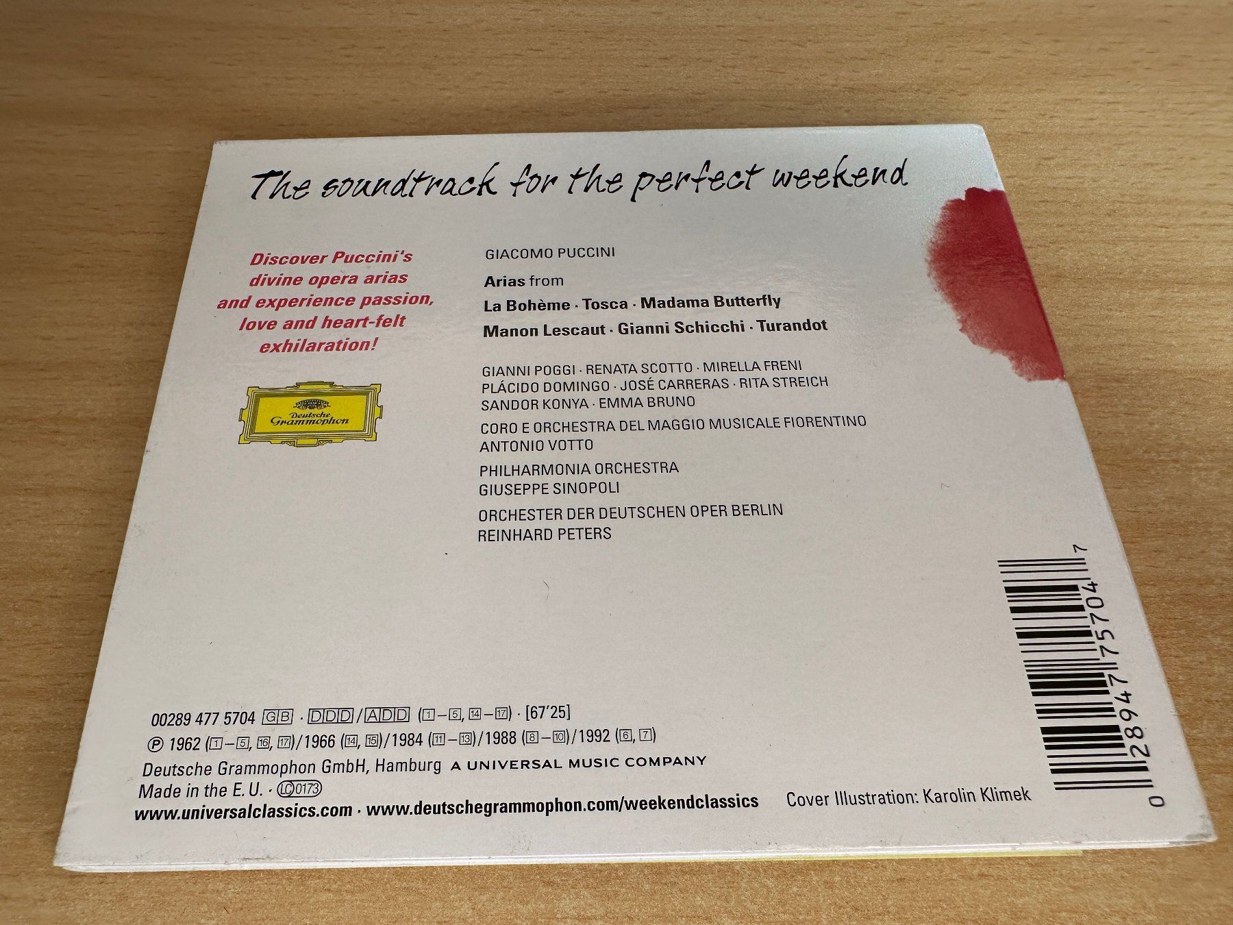 CD: Various – A Puccini Weekend – Usato da Rikon im Tösstal venduto da Alpenmutz 1