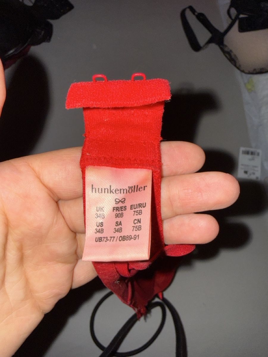 Hunkemöller Altra biancheria intima: Hunkemöller BH rot Grösse 75B – Nuovo (secondo la descrizione) da Muhen venduto da _arif_ 1